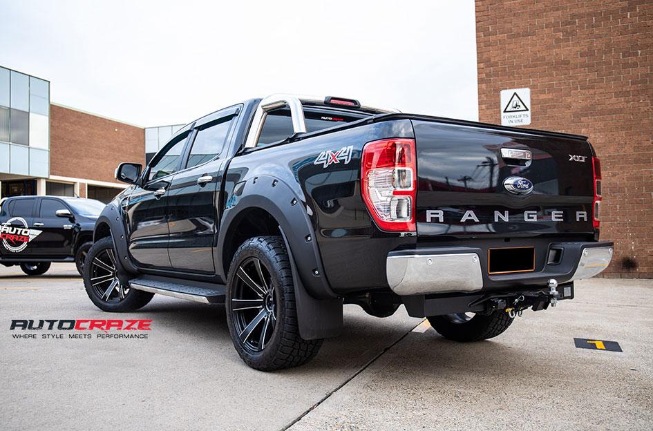 FORD RANGER RTG GLOSS BLACK MILLED ACCENTS